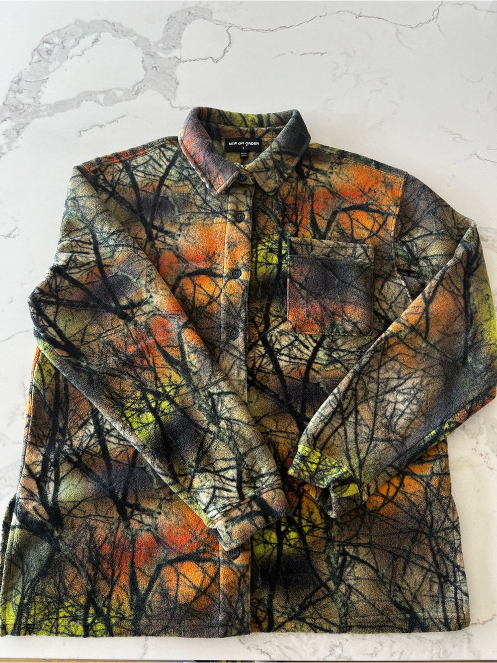 Women’s fleece camo jacket